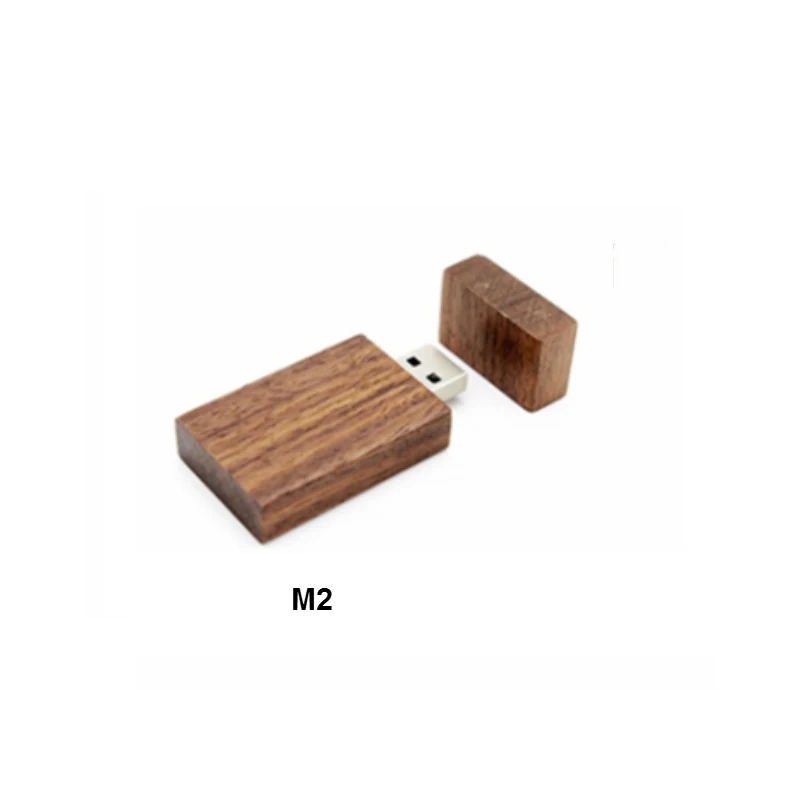 Логотип на заказ Деревянный USB + коробка usb флэш накопитель карта памяти Pendrive 1G 2G 4G