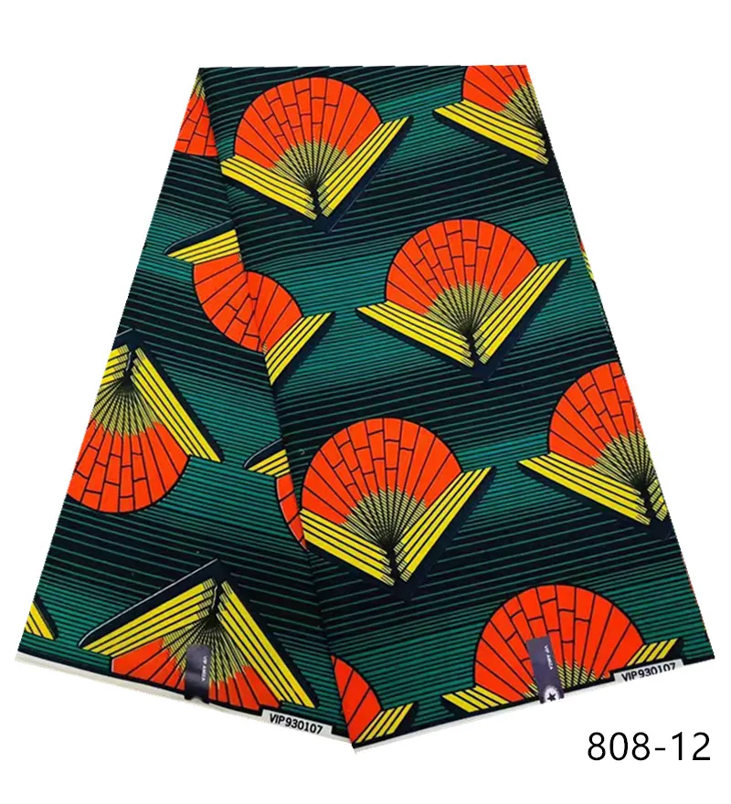 Вечерние платья из 100% полиэстера 6 ярдов с вощёным принтом в африканском стиле