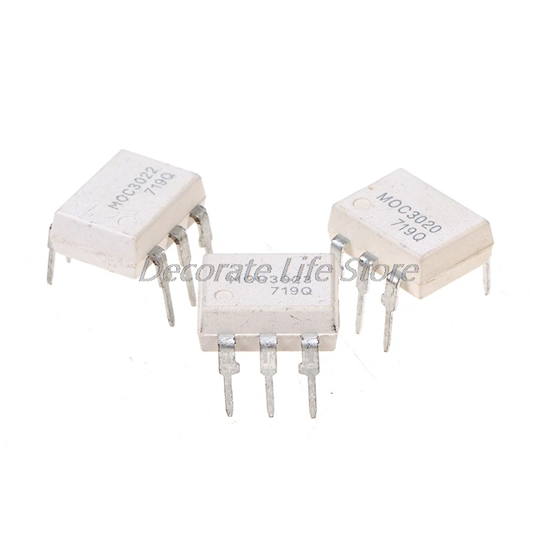 

10PCS MOC3020 MOC3022 MOC3023 DIP6 DIP optocoupler new and IC Direct Plug