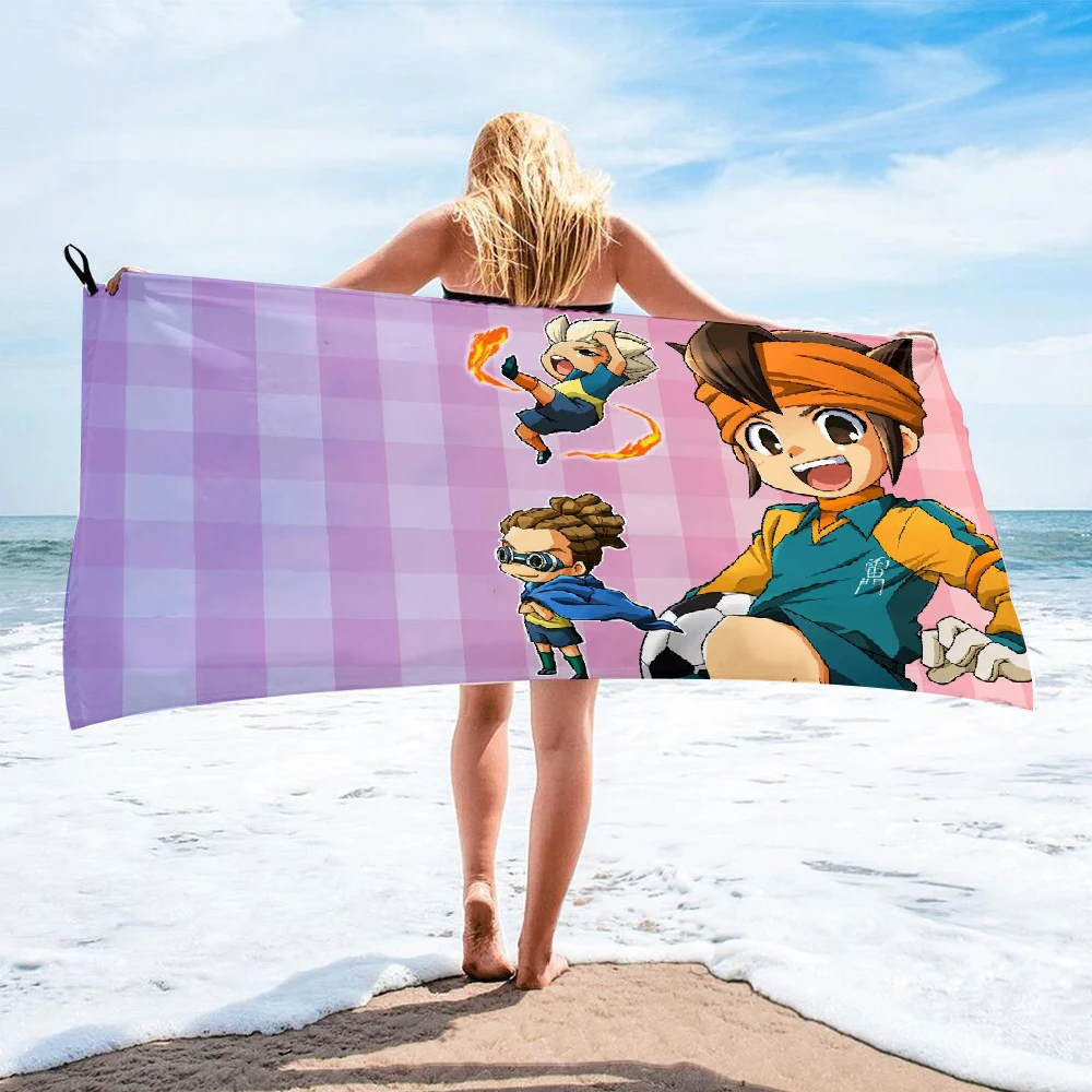 Банное полотенце Inazuma Eleven Ares из микрофибры пляжное женское шелковое длинное