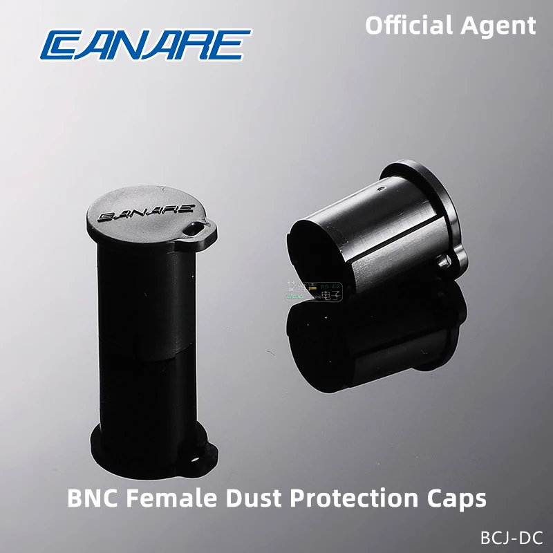 Грязеотталкивающие пылезащитные колпачки CANARE BNC, Женская Пылезащитная Водонепроницаемая полиэтиленовая Крышка для BNC BCJ-DC, разъемы для коаксиального кабеля