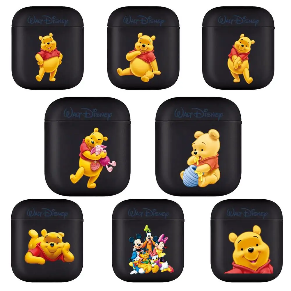 Popular Winnie Bear Honey Soft Silicone Cases For Apple Airpods 1/2 Protective Bluetooth Wireless Earphone Cover For Apple Air P