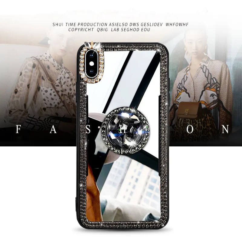 Для Huawei P40 P30 Pro Lite Y9A Y7A Honor X10 8A 9S 9 9i 8 8X 8C 8S 7X 7A Play3 Maimang 7 6 DIY Блестящий зеркальный