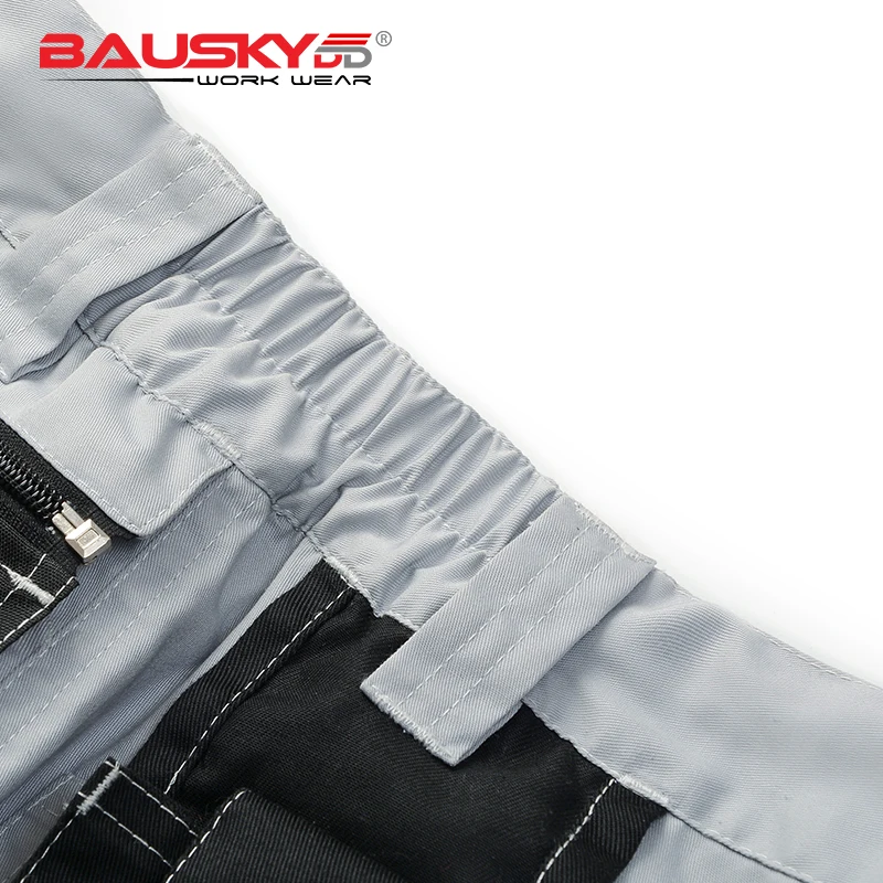 Брюки-карго мужские Bauskydd B218 светло-серые защитная Рабочая одежда | Безопасность и