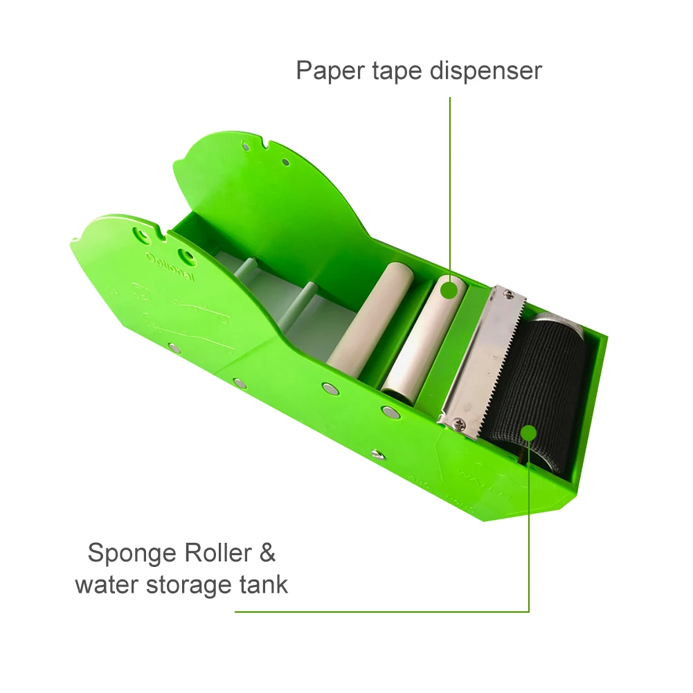 

Desktop Water Activated Express Cutter Tape Dispenser Office Supplies Portable Brown Paper Packaging Handheld Shipping Manual