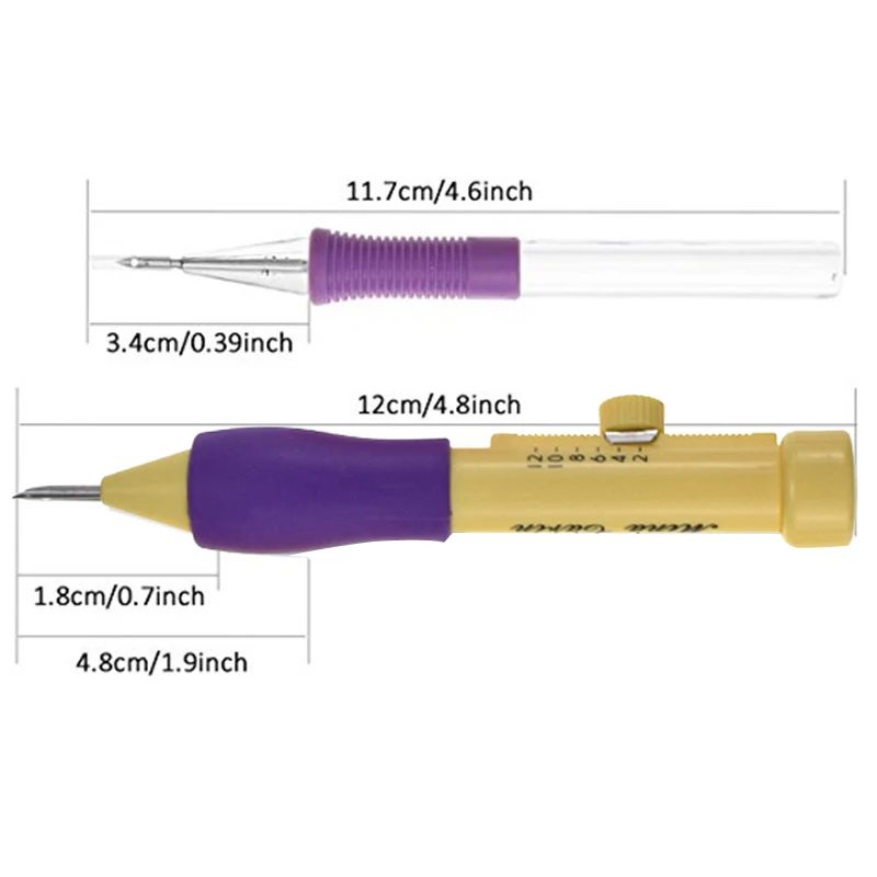 136 шт. сделай сам волшебный инструмент для вышивания игла прошивки перо в футляре