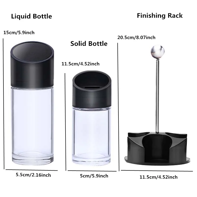 5 шт./компл. Стекло Соусники соль перец специй Герметичная Бутылка для масла