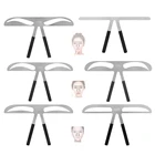 Трафарет в форме бровей, набор для перманентного макияжа и татуировок, линейка-шаблон сделай сам, многоразовые косметические инструменты для макияжа для начинающих