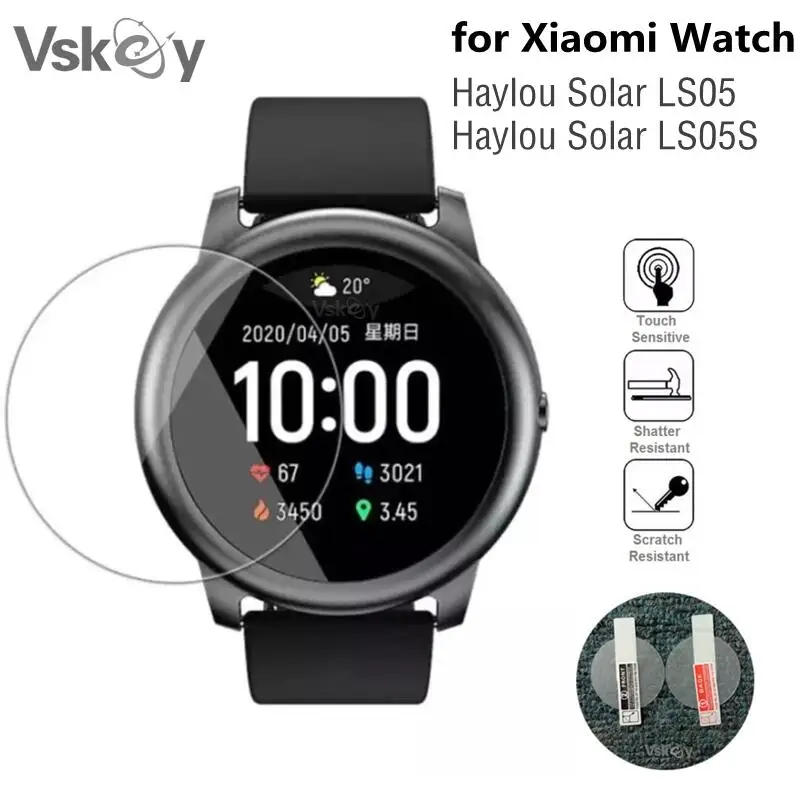 

VSKEY 3 шт. Защитная пленка для экрана умных часов для Xiaomi Haylou Solar RT LS05S LS05 защитная пленка из закаленного стекла с защитой от царапин
