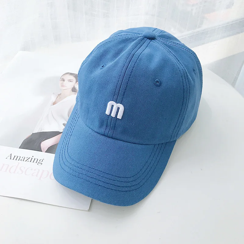

Hats Baseball Cap Snapback New Fashion Sun Hats Unisex Women Men's Baseball cap M embroidery Cap Casual Gorros Snapback Hat 2021