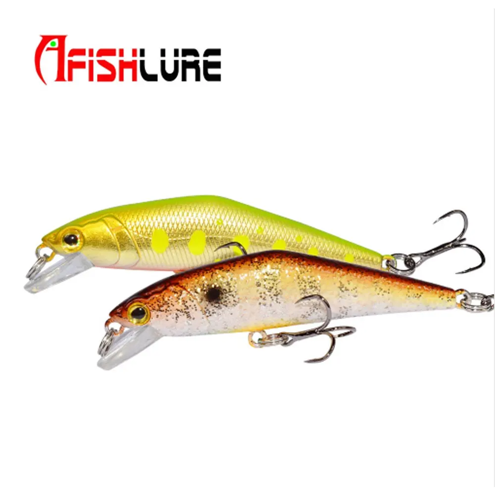 Afishlure 66 мм/8 г D контактные приманки гольян тонущие жесткие Iscas искусственная рыба
