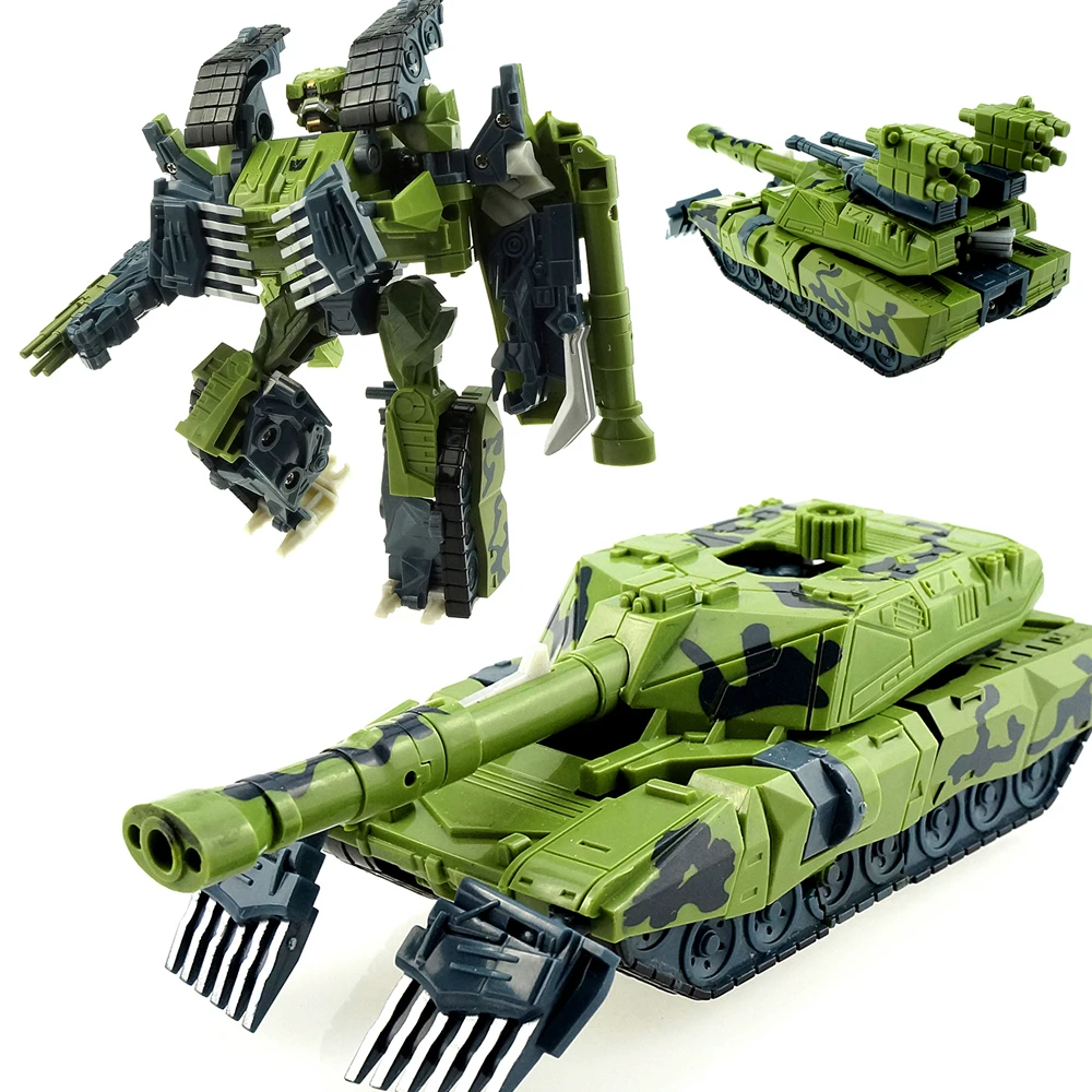Боевая модель автомобиля трансформация фигурка деформация M1Abrams игрушка боец для