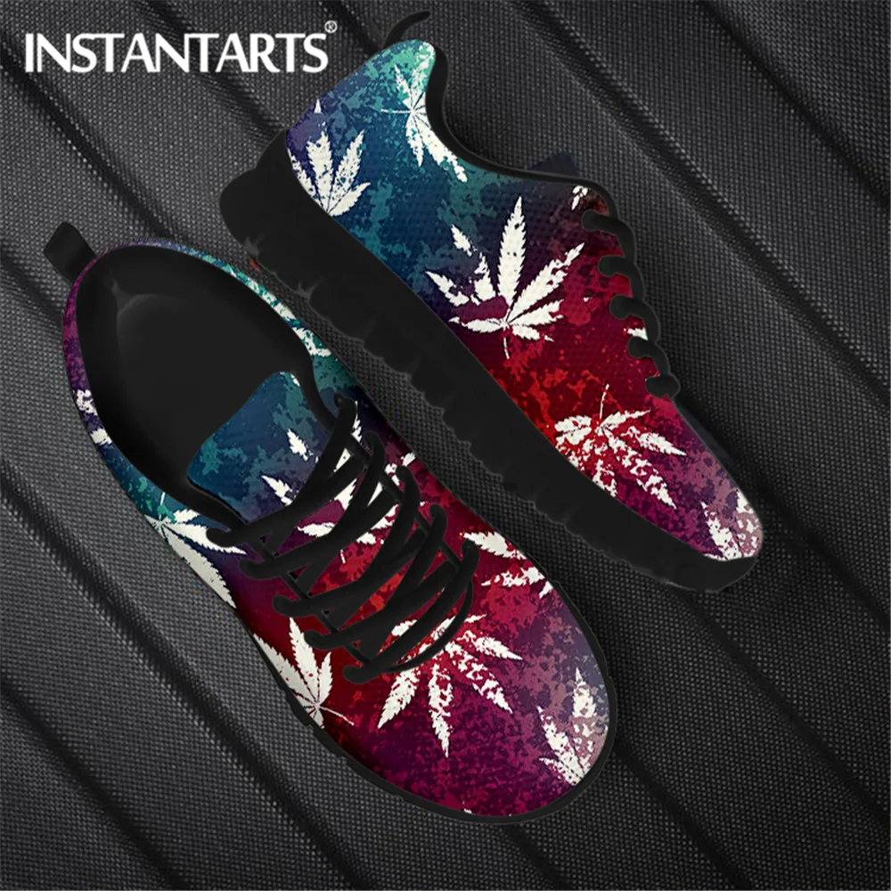 Женские сетчатые кроссовки INSTANTARTS Легкие уличные на плоской подошве со шнуровкой