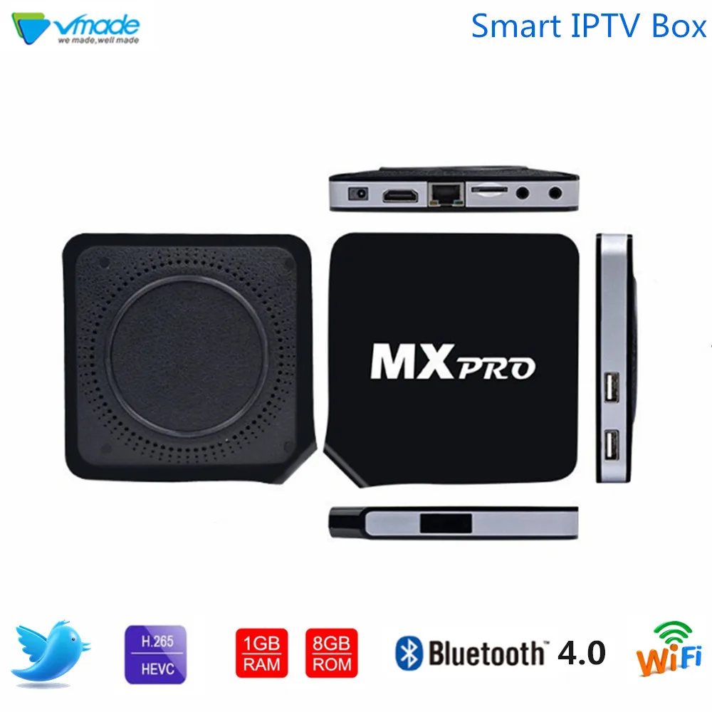 Vmade Android 6,0 Amlogic S905X четырехъядерный Smart tv Box 1G 8GB HD 4K H.265/HEVC 3D wifi 5G беспроводной маршрутизатор медиаплеер приемник