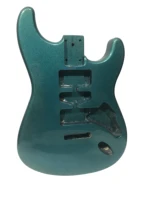 best sss bling metal colour paulownia st guitar body for sss handmade diy electric guitar kit huahao brand st guitar panel