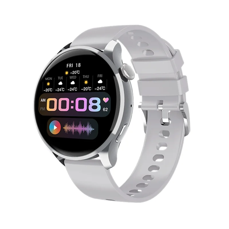 

Men HW66 Smart Watch AMOLED 1.35 Inch HD Screen 128M Blood Pressure Custom Dial BT Phone Call Business Smartwatch PK GT3 GTR 3