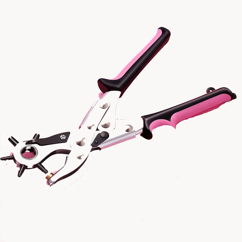 

Punch Pliers Eyelet with Hole Watchband Household Small Ring Hole Belt Hole Puncher Rotating Tool