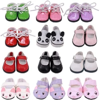 2021 new fit 18 inch 43cm doll shoes accessories baby new born thread strap shoes for baby birthday gift