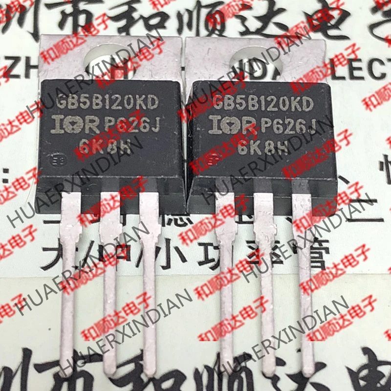 1 шт. новые и оригинальные GB5B120KD IRGB5B120KD TO 220 1200V 6A|Компоненты предохранителей| |