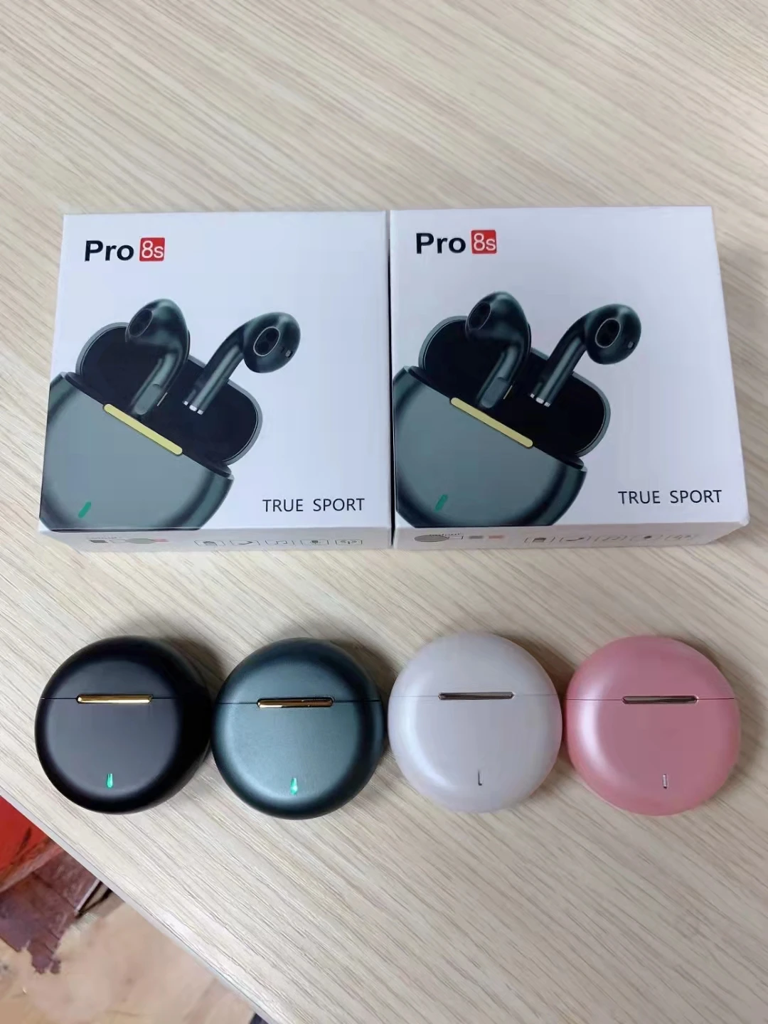 

TWS Earphone Noise Cancelling HIFI Stereo Bluetooth Headphone With Microphone True Wireless Earphone Pro8s Protable Mini Headset