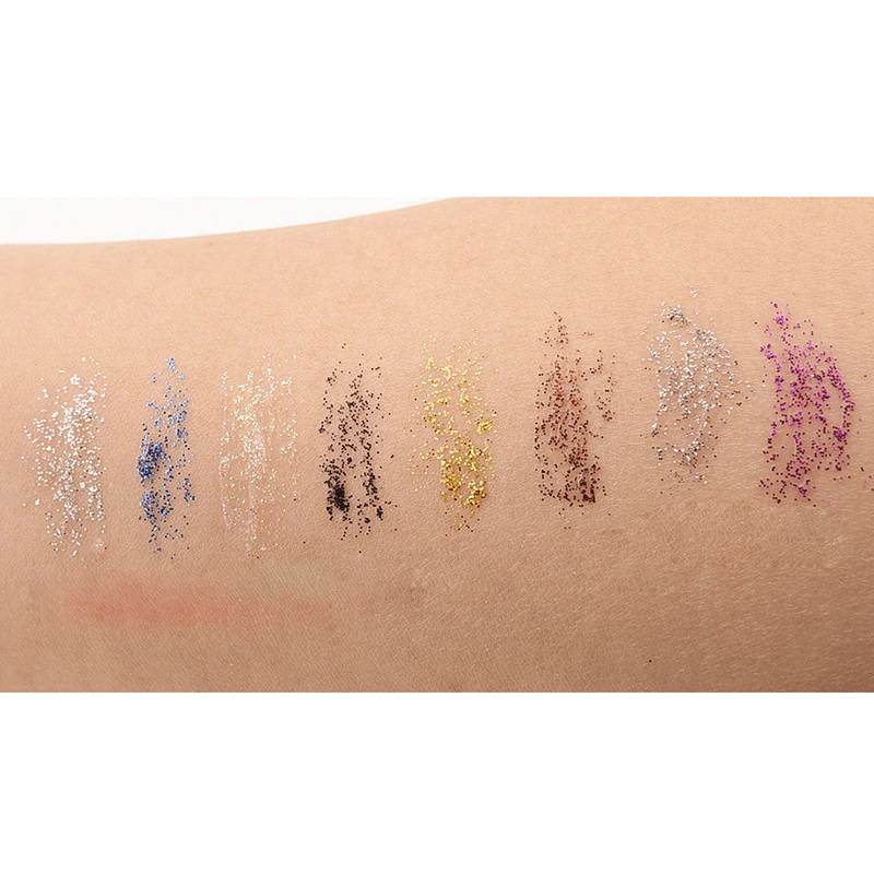 1 шт. модные дымчатые цветные пигментные Металлические тени для век водостойкие