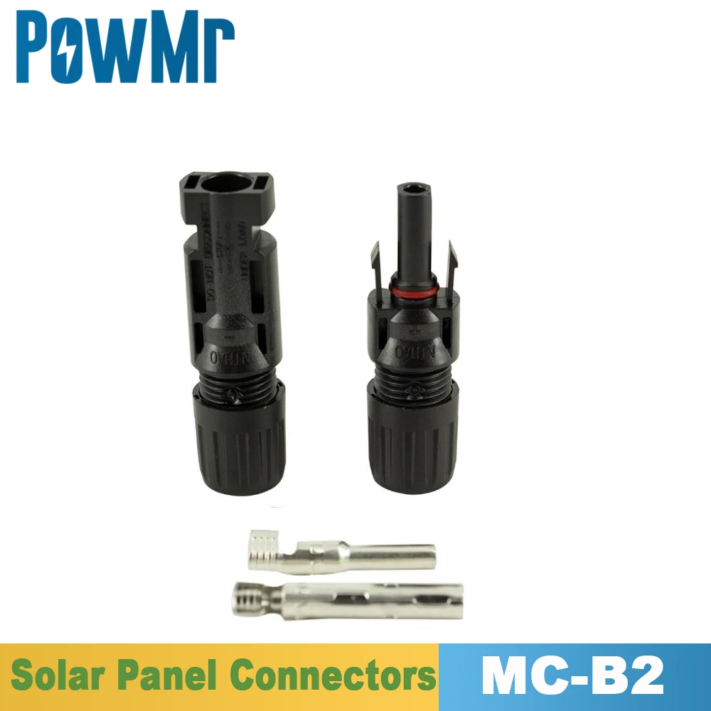 

New Solar Panel Connector A Pair of Male and Female For Solar Cable Cross Sections 2.5mm2~6.0mm2 IP67 Solar Contector