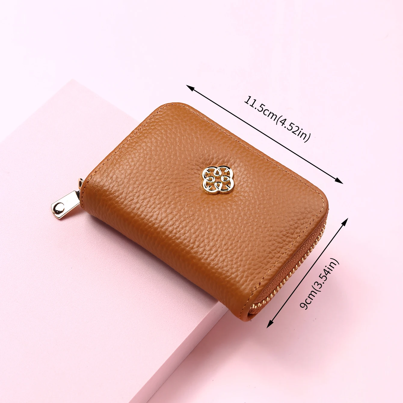 

Candy Color Wallet Fashion Women Coin Purse Leather Multi-layer Short Wallet Zipper Ladies Girls Card Holder Clutch Bag 2021 New