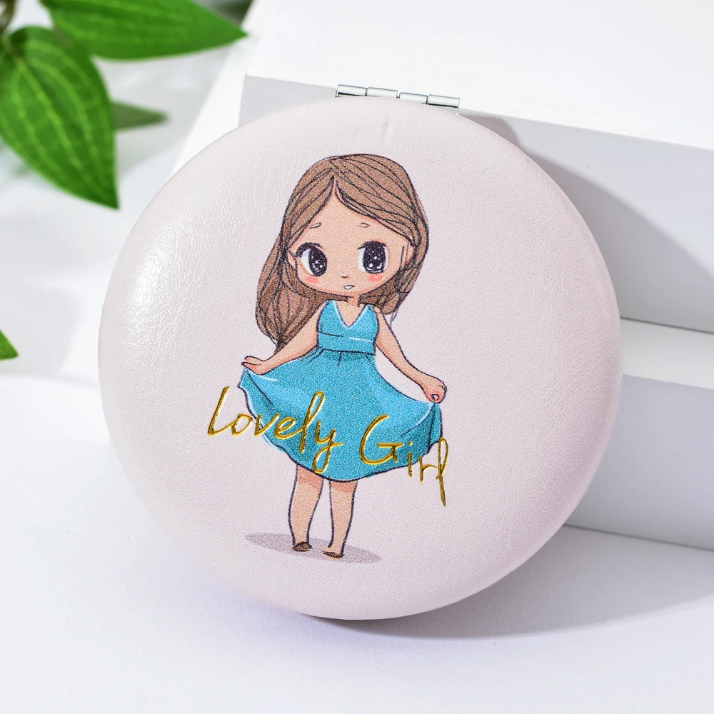 Vicney новинка 2019 маленькое портативное зеркало для макияжа двухстороннее из