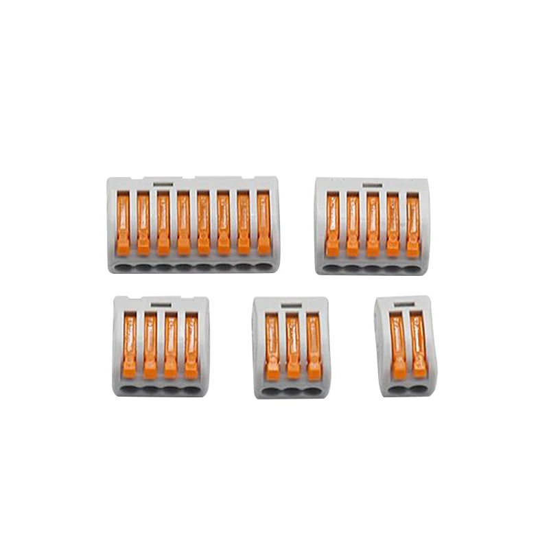 

Plug-in Fast Wire Connector Household Cable Connect Terminal Universal Wiring Cable Connector Push-in Conductor Terminal Block
