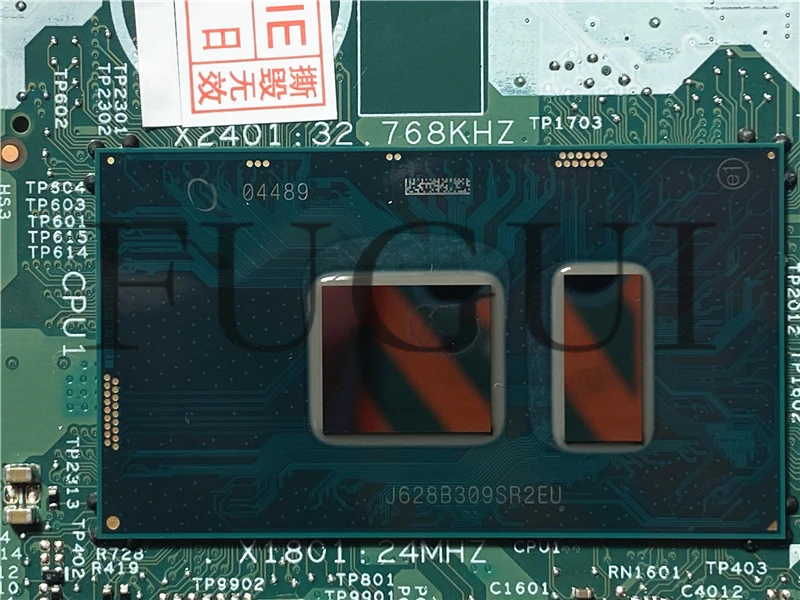 Для 7353 7359 0KN06J б/у материнская плата для ноутбука SR2EU i3-6100U 14275-1 полностью