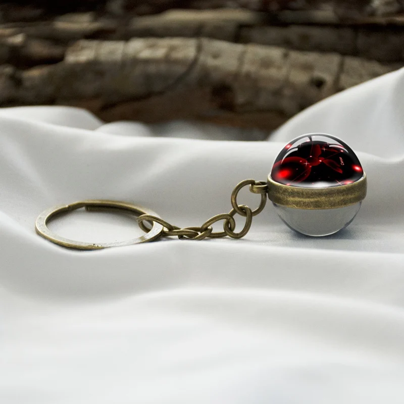 12 Знак зодиака Стекло мяч брелок подвеска Для женщин мужчин модные Созвездие