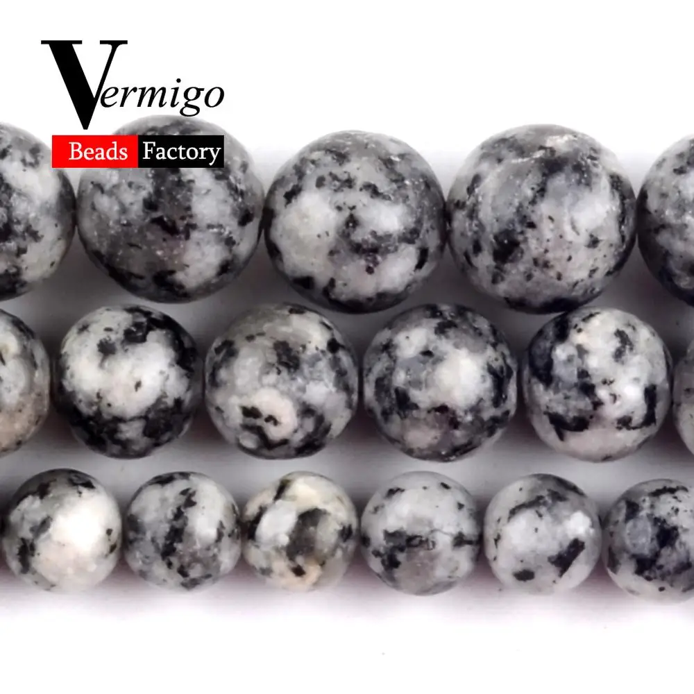 Круглые бусины черного и белого цвета для рукоделия россыпью 6 8 10 мм 15 дюймов |