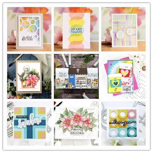 Цветочные прозрачные штампы и для скрапбукинга/изготовления открыток/Детские