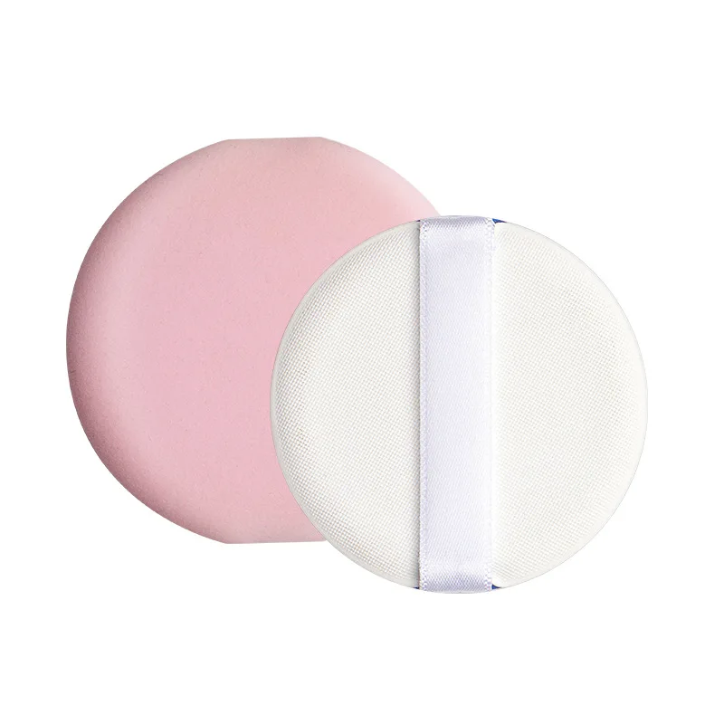 1Pc Blue Professional Makeup Round Sponge Powder Puff Wet and Dry Bb Cream Beauty Tools for Women Spot Air Cushion - купить по