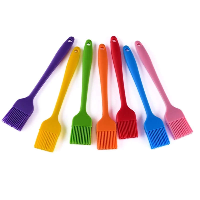 

Silicone Baking Applicator Brush Liquid Oil Cake Brush Pastry Cream Bread Barbecue Utensils Safe Cooking Tools