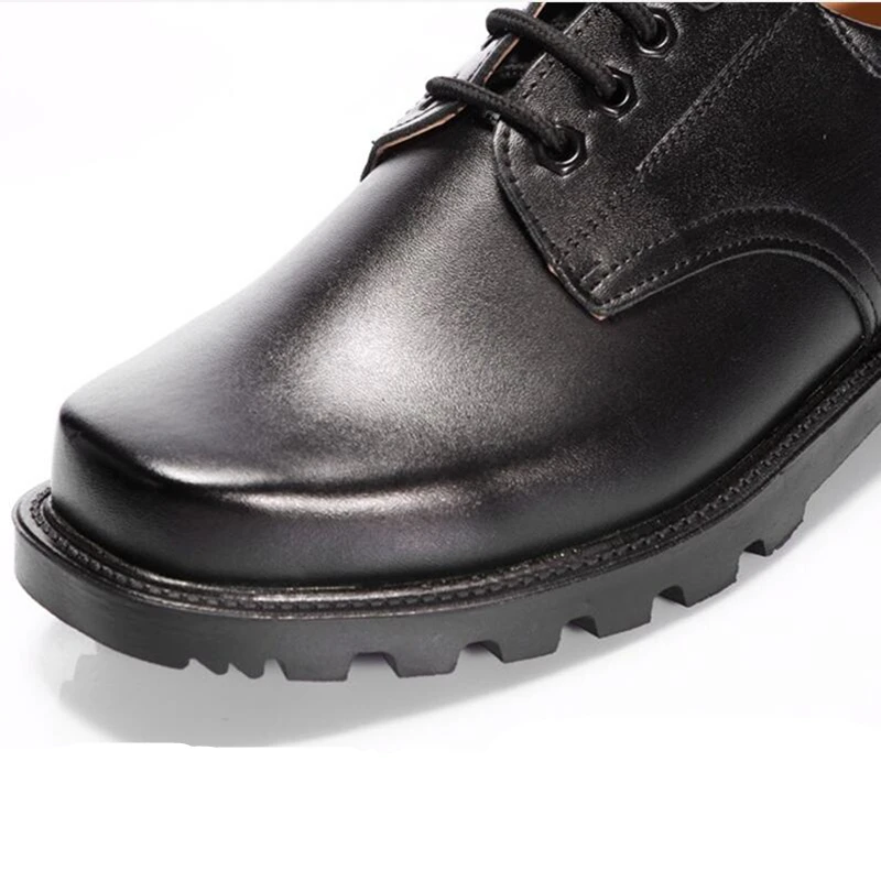 Safety Steel Toe Shoes Men Leather Dress Black for Work Boots New Waterproof Anti-smash Ankle | Обувь