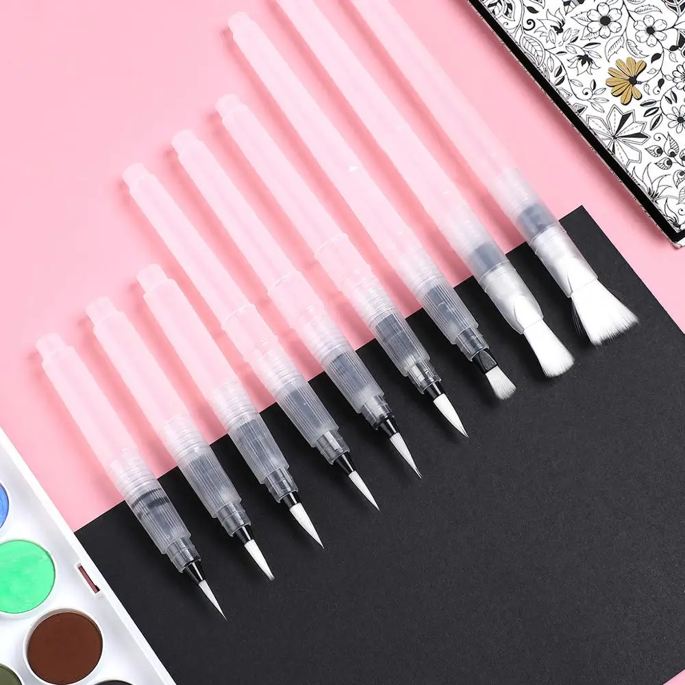 JIANWU ART5 6 шт./компл. простая картина scriptliner водный маркер акварель кисти ручка