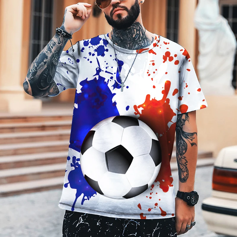 

Summer Men's T-shirts, Football Sports, Classic Fashion Brands, Trendy Sports Shirts, Men's Sportswear, Breathable And Loose