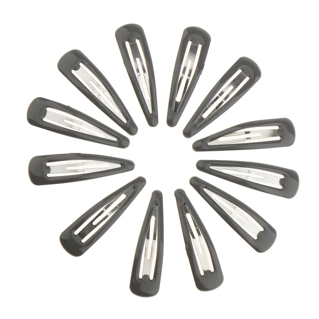 12 Pieces Acrylic Clips Clamps for Hair Decoration Styling DIY Design Skin Color | Красота и здоровье