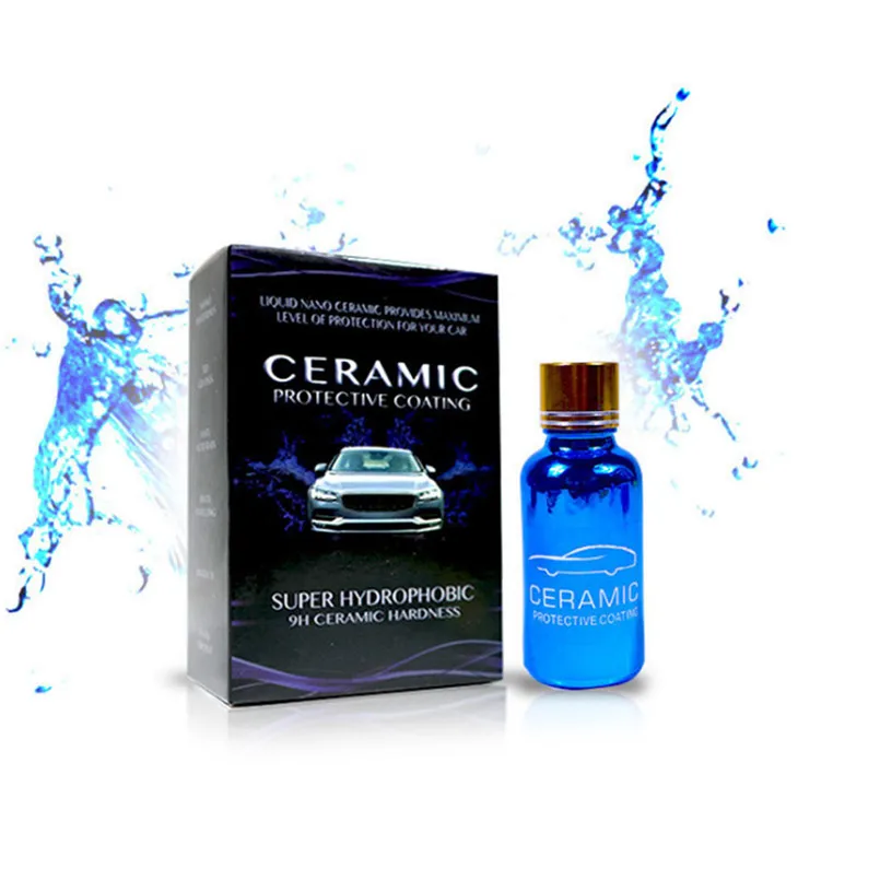 Керамическое покрытие 9H для защиты автомобиля от царапин гидрофобное жидкое