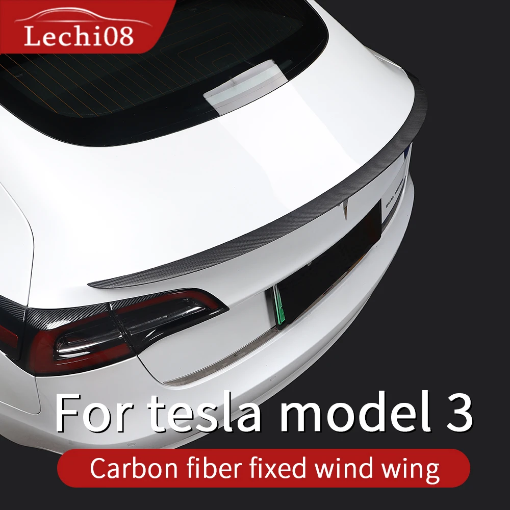 

For tesla model 3 model Y S X accessories/car 2016-2021 accessories carbon spoiler tesla three spoiler