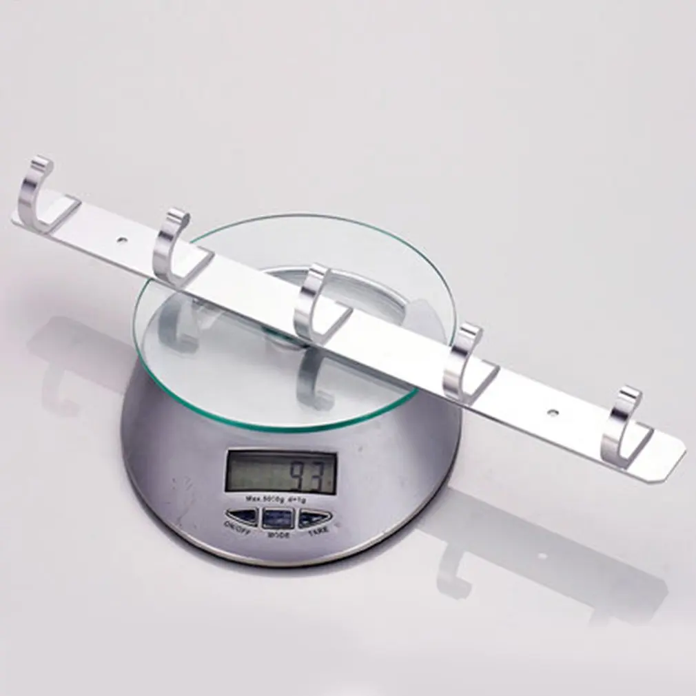 Мода пространство алюминиевый крючок бар пальто шляпа одежда держатель для