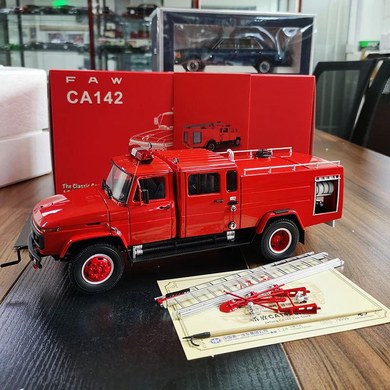 

1/24 век Дракон Jiefang CA142 пожарная машина ca141 Jiefang J2 литейная модель автомобиля коллекция подарок детская игрушка