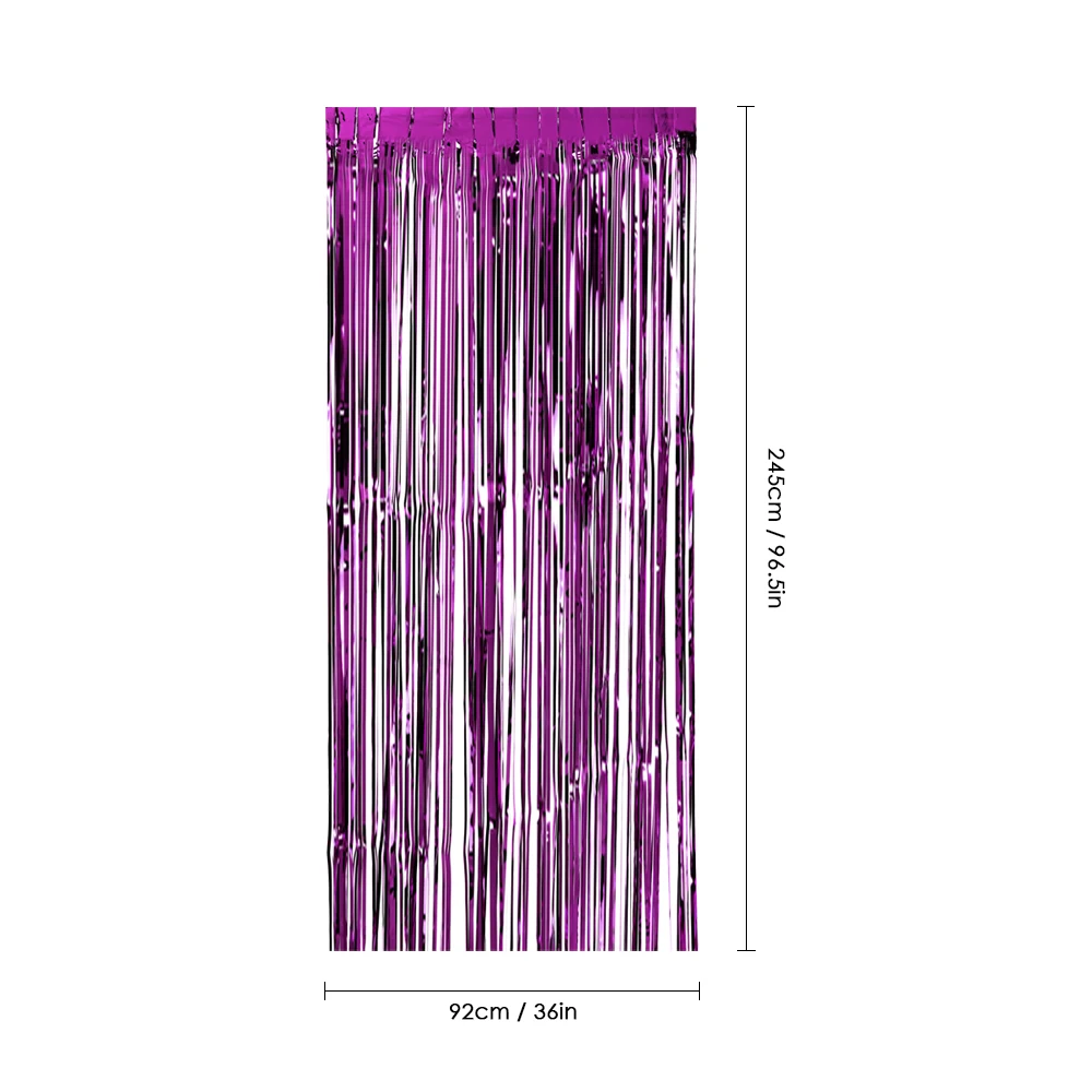 92*245 см металлическая бахрома из фольги занавеска мишуры Мерцающая оконная дверь