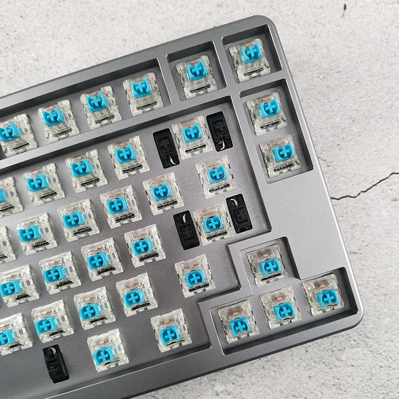 ID80 RGB подсветка механическая клавиатура QMK программа Custom Clavier Gamer 80 клавиш для