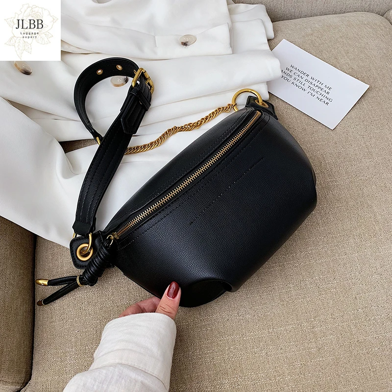 

Women Waist Packs Leather Fanny Letter Belt Bags New High Quality Shoulder Wild Messenger Fashion Chest Crossbody Bag Pouch