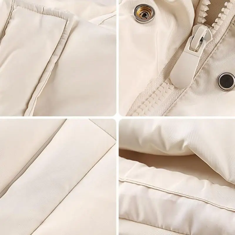 

Winter Vest Female Coat Sleeveless Loose Down Cotton Vest Women Coat Warm Padded Waistcoat Women Vest Outerwear XXL Q2616