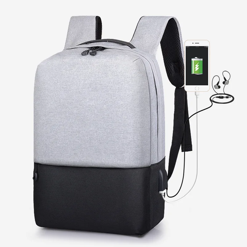 

Men's And Women's Backpack Personalized Fashion Travel Business Travel Laptop USB Charging Interface Backpack Simple Outer Bag