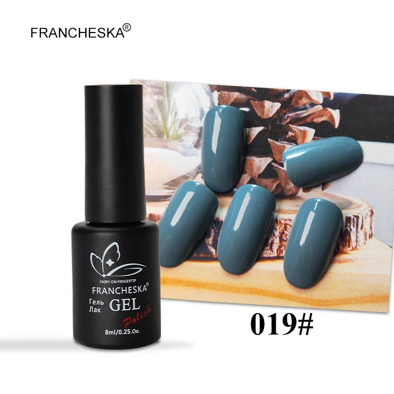 Francheska 019 Francheska цвет 01-40 гель лак для ногтей гель лак tirnak oje Гель-лак для ногтей unghie Светодиодный УФ стойкий замачиваемый Гель-лак - Цвет: Francheska 019