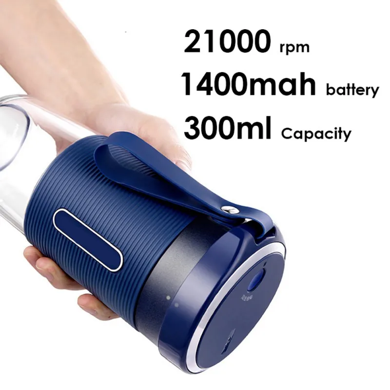 Мини Портативный беспроводной блендер для фруктов овощей соковыжималки